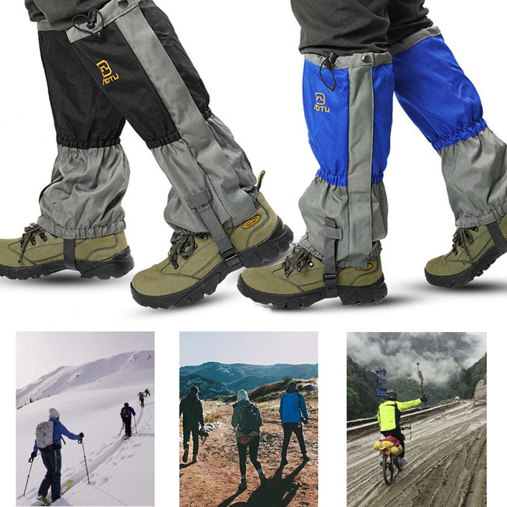 Outdoor Waterproof Boot Gaiters providing protection against snow and sludge