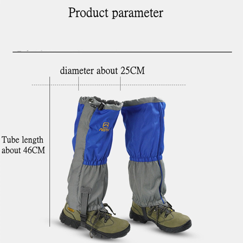 Outdoor Waterproof Boot Gaiters providing protection against snow and sludge