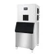 ArcticSalt commercial flake ice maker machine with stainless steel storage bin and 200kg per 24-hour ice production capacity.