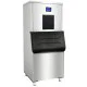 ArcticSalt commercial flake ice maker machine with stainless steel storage bin and 200kg per 24-hour ice production capacity.