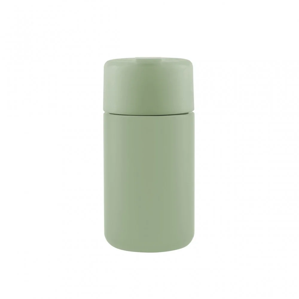 Avanti Brew 400ml insulated travel cup in soft pink with a minimalist stainless steel design, double-wall vacuum insulation, secure leak-resistant lid, and compact reusable construction, ideal for keeping coffee, tea, and other hot or cold drinks at the d