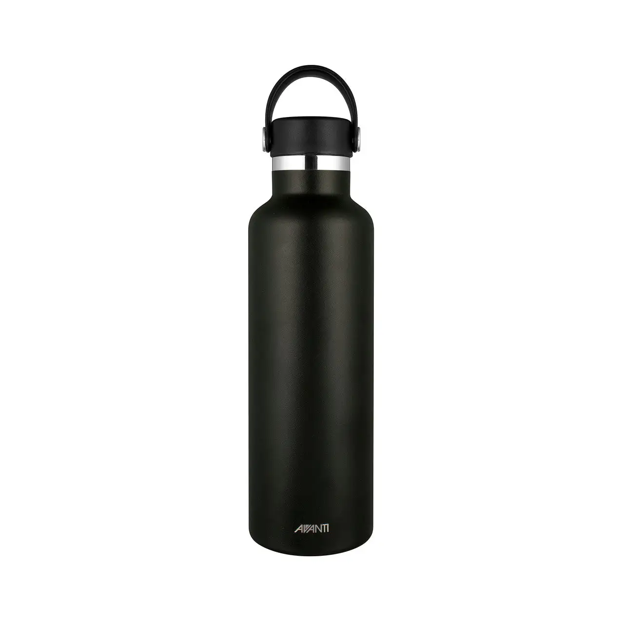 Avanti HydroPlus 750ml insulated stainless steel water bottle with double-wall vacuum insulation, leakproof carry handle lid and powder-coated pink finish.