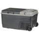 Brass Monkey 25L portable fridge freezer with dual battery compartment, integrated wheels and efficient cooling system designed for camping, caravanning, off-grid travel and outdoor refrigeration use
