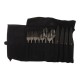 Campfire 12-piece premium camping cutlery set including knives, forks, spoons, carry pouch and storage box designed for camping, picnics and outdoor dining convenience