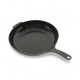 Chasseur Cast Iron Fry Pan with Cast Handle – 28cm cast iron frying pan with a black cooking surface, integrated cast iron handle, and helper handle for easy lifting. The 28cm skillet is ideal for searing, frying, sautéing, and oven cooking, offering excellent heat retention and even heat distribution.