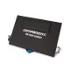Portable 10W folding solar charger panel with dual high-efficiency solar cells, lightweight design, and integrated loops for camping, hiking, and outdoor power charging.