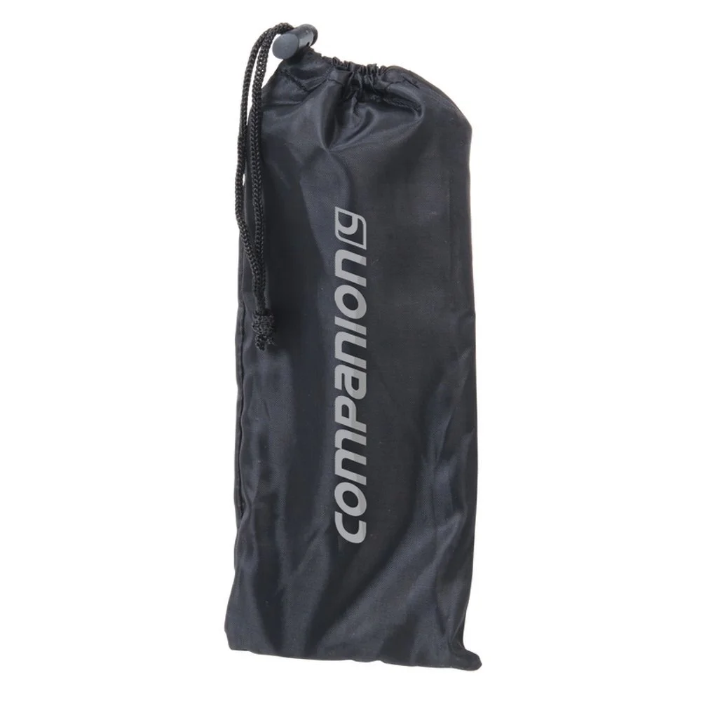 Lightweight foldable aluminum windscreen for the Companion Pro Nano camp stove, designed to shield flames from wind and improve cooking efficiency outdoors.