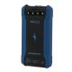 Companion Rover Lite 20000mAh portable power bank featuring a rugged blue and black housing, integrated LED light panel, high-capacity rechargeable battery, and USB charging ports for camping, travel, emergencies, and outdoor adventures.