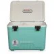 Engel 18L Chilly Bin Cooler Dry Box in blue with secure dual metal latches, integrated carry handle, insulated construction, and durable hard-shell design, ideal for camping, fishing, boating, picnics, beach trips, and outdoor food and drink storage.