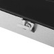 Dometic 1-zone induction cooktop with sleek black glass surface, touch controls and portable design for camping, caravanning, motorhomes and energy-efficient outdoor cooking applications