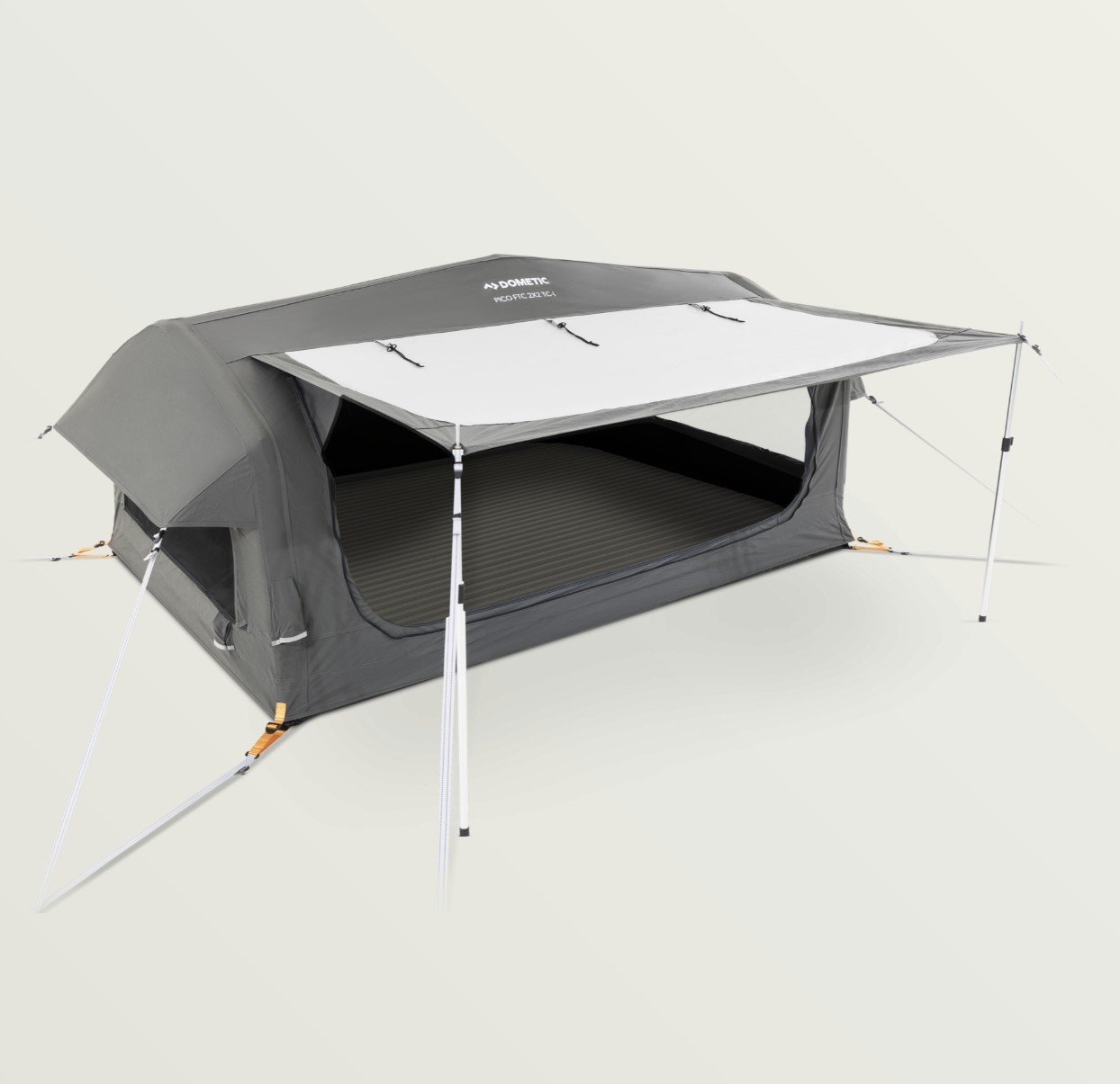 Dometic Pico FTC 2-person inflatable air tent with integrated canopy, fast-pitch inflatable frame and compact lightweight design for camping, touring and outdoor adventures with two occupants