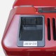 ENGEL Elite Series Red 40L portable fridge/freezer with a durable powder-coated steel cabinet, secure dual-latch lid, digital temperature controls, heavy-duty carry handles, and rear ventilation, ideal for camping, caravanning, 4WD touring, boating, and o