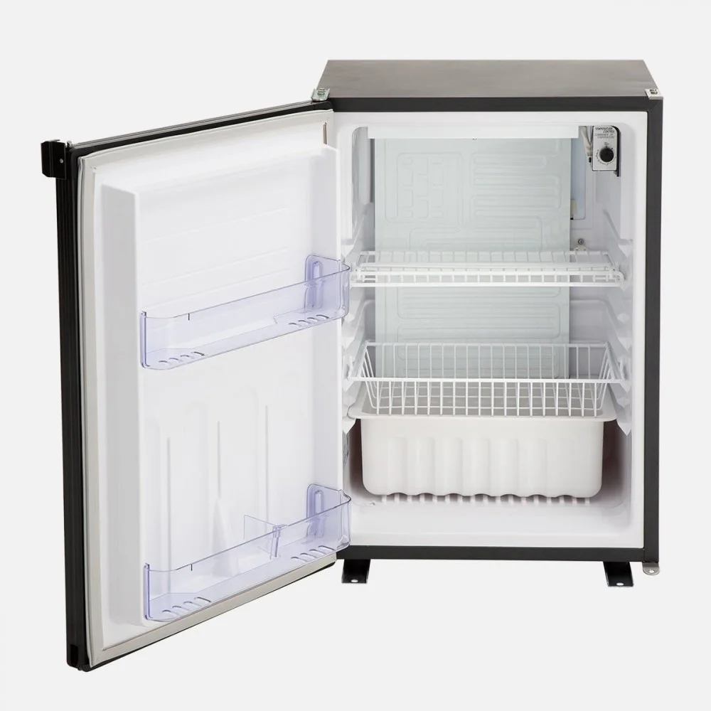 Engel STR100F-G4 Upright Fridge 95L 12/24/240V Engel STR100F-G4 Upright Fridge 95L with sleek black finish, compact upright design, reversible door, secure travel latch, and 12V, 24V, and 240V compatibility, ideal for caravans, motorhomes, camper trailers, boats, off-grid cabins, and mobile refrigerat