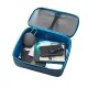 Gregory Alpaca Gear Pod 10L in tan with black mesh lid, carry handle and dual zip opening for organised storage of outdoor gear, travel items and accessories.