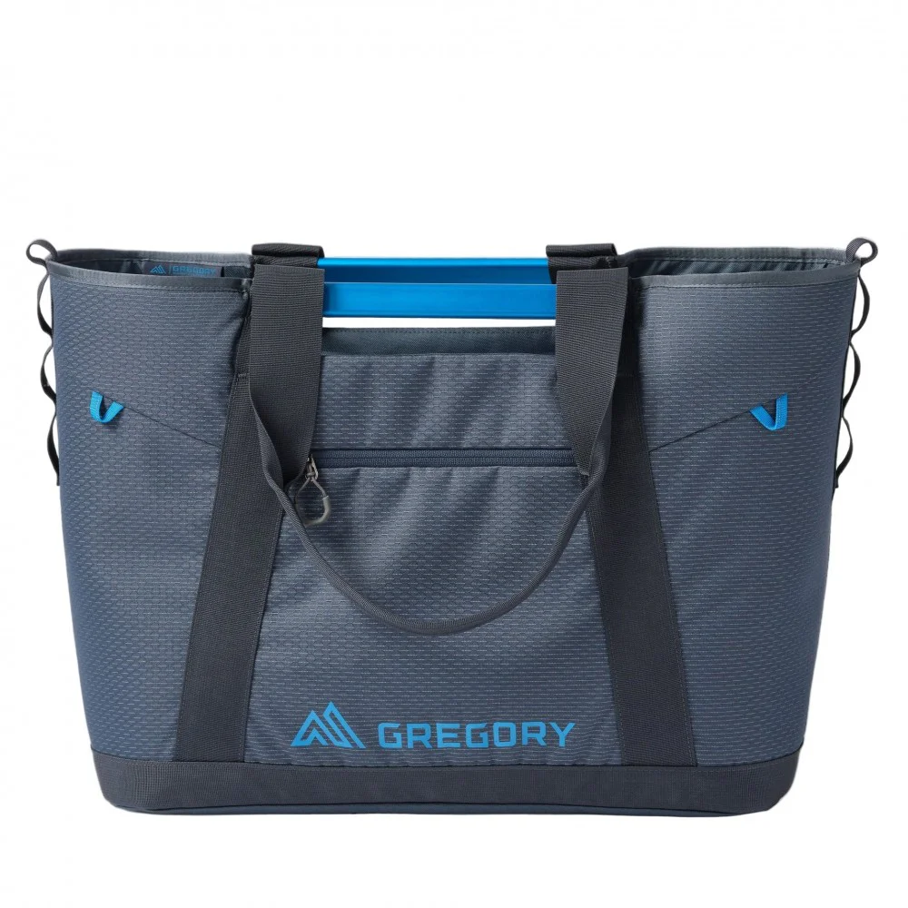 Gregory Alpaca Utility Tote 50L with spacious storage capacity, reinforced carry handles and durable design for outdoor gear, travel and everyday use.