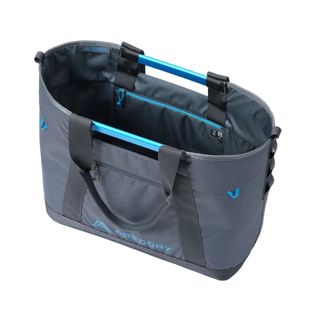 Gregory Alpaca Utility Tote 50L with spacious storage capacity, reinforced carry handles and durable design for outdoor gear, travel and everyday use.