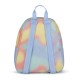 JanSport Half Pint Backpack Mood Map – 10L JanSport Half Pint 10L mini backpack in Mood Map pastel tie-dye with a front zip pocket, top carry handle, and compact design for everyday use and travel.