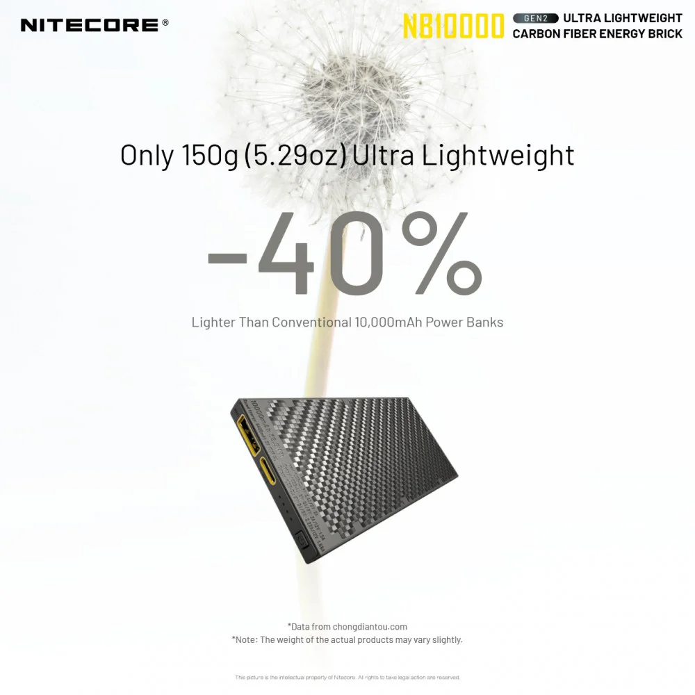 Nitecore NB10000 Gen 2 Power Bank (10,000mAh)