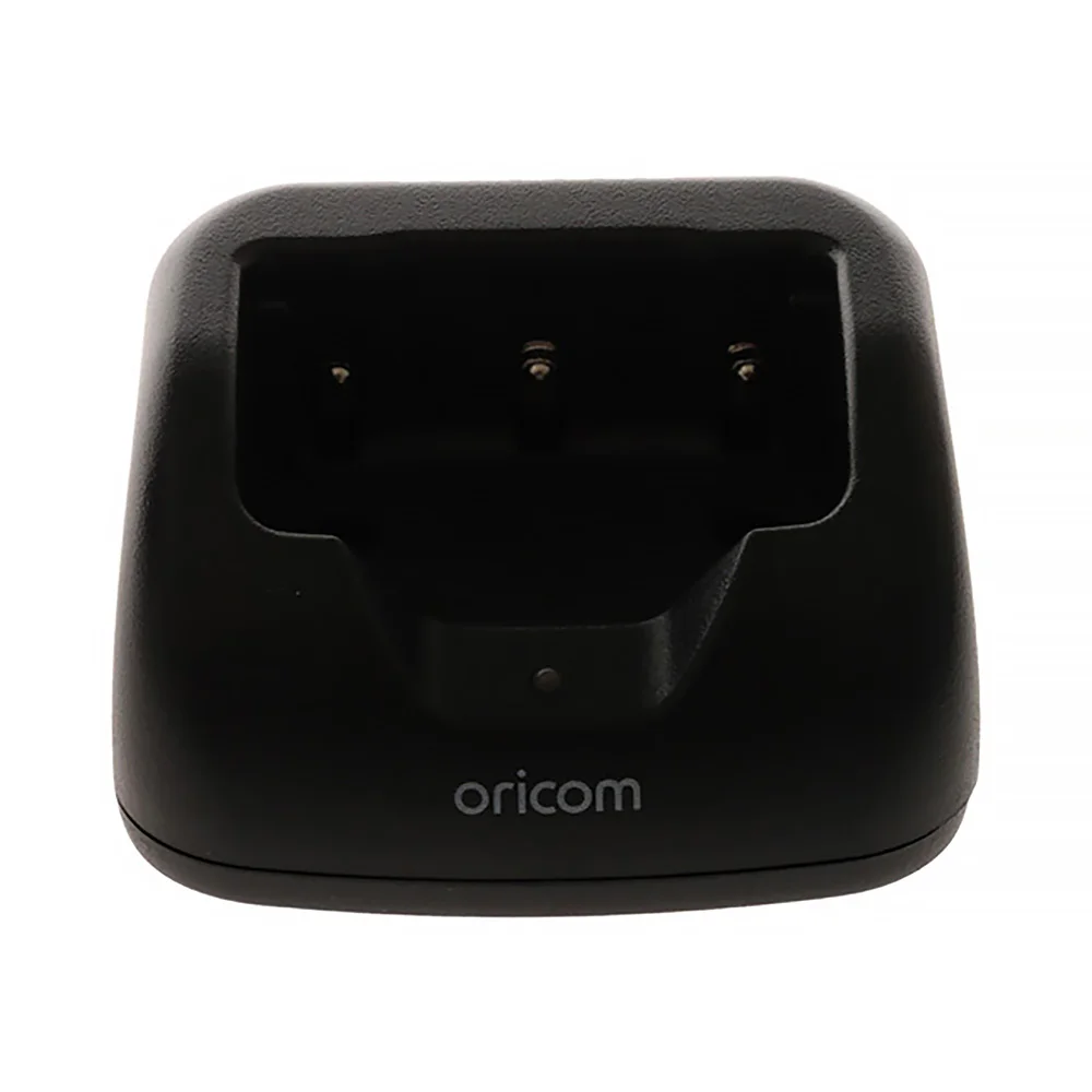 Oricom DTXTP600 5W waterproof UHF CB radio trade pack with two handheld radios, microphones, charging docks and protective carry case.