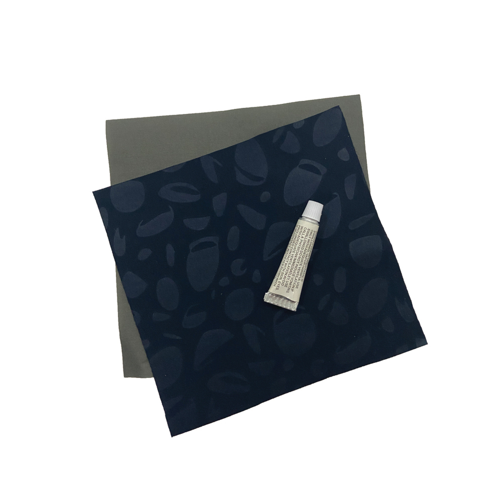 OZtrail 3D Fatmat 1500 camping mattress in dark blue with thick self-inflating foam design for comfortable outdoor sleeping.