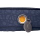 OZtrail 3D Fatmat 1500 camping mattress in dark blue with thick self-inflating foam design for comfortable outdoor sleeping.