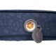 OZtrail 3D Fatmat 1500 camping mattress in dark blue with thick self-inflating foam design for comfortable outdoor sleeping.