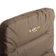 OZtrail Coolum 5-Position Recliner Chair Brown OZtrail Coolum 5-position recliner camping chair with padded brown seat and adjustable reclining backrest designed for camping, caravanning and outdoor relaxation