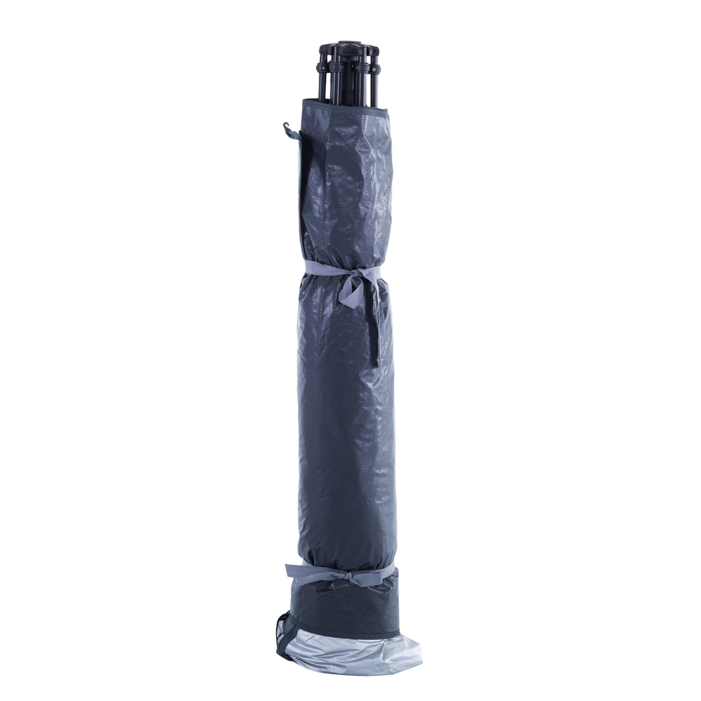 OZtrail Fast Frame double shower ensuite tent with dual privacy rooms, fast setup frame and ventilated grey design for camping, showering and portable outdoor changing facilities