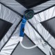 OZtrail Fast Frame double shower ensuite tent with dual privacy rooms, fast setup frame and ventilated grey design for camping, showering and portable outdoor changing facilities