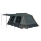 OZtrail Fast Frame Headland 10 person family camping tent with large interior space, extended awnings and fast setup frame designed for group camping and outdoor adventures