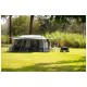 OZtrail Fast Frame Headland 10 person family camping tent with large interior space, extended awnings and fast setup frame designed for group camping and outdoor adventures