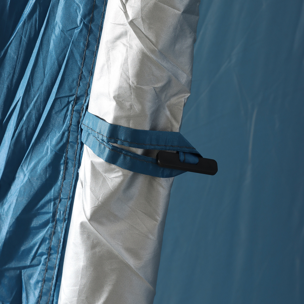 OZtrail Pop Up Privacy Ensuite Dome Tent Blue OZtrail pop up privacy ensuite dome tent in blue with quick setup design for camping showers, portable toilets and outdoor changing privacy areas