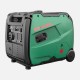 Engel R3000iE 3kW Pure Sinewave Generator with compact enclosed inverter design, integrated carry handle, built-in transport wheels, fuel-efficient engine, multiple AC and DC power outlets, quiet operation, and pure sine wave output, ideal for camping, ca