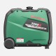 Engel R3000iE 3kW Pure Sinewave Generator with compact enclosed inverter design, integrated carry handle, built-in transport wheels, fuel-efficient engine, multiple AC and DC power outlets, quiet operation, and pure sine wave output, ideal for camping, ca
