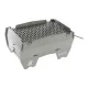 SKOTTI Stainless Steel Grill – Portable Gas BBQ SKOTTI portable stainless steel gas grill with compact flat-pack design, removable cooking grate and gas hose connection, ideal for camping, picnics, caravanning and outdoor cooking.