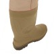 Snowbee thigh waders featuring durable 150D nylon-coated ripstop PVC upper material, integrated waterproof boots, adjustable thigh strap, and lightweight construction designed for fishing, stream wading, and wet outdoor environments.