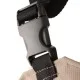 Snowbee thigh waders featuring durable 150D nylon-coated ripstop PVC upper material, integrated waterproof boots, adjustable thigh strap, and lightweight construction designed for fishing, stream wading, and wet outdoor environments.