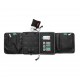 100+ piece vehicle emergency first aid kit in a compact zippered case with organized medical supplies for roadside emergencies, travel, camping, and outdoor safety.