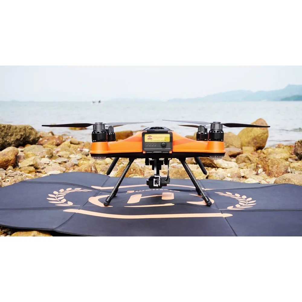 SplashDrone SD4 Plus Enterprise 4K Drone Package SplashDrone SD4 Plus Enterprise 4K drone with camera, remote controller, battery, spare propellers, charger and carry case