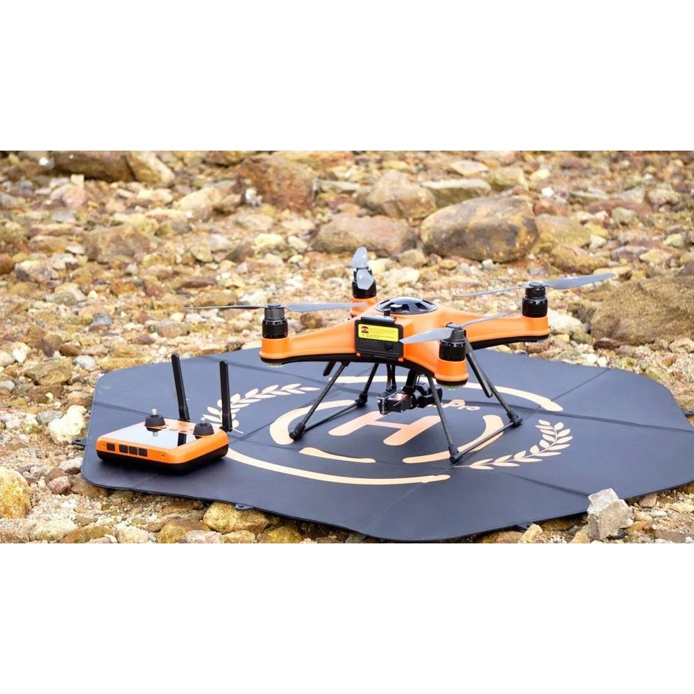 SplashDrone SD4 Plus Enterprise 4K Drone Package SplashDrone SD4 Plus Enterprise 4K drone with camera, remote controller, battery, spare propellers, charger and carry case