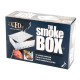 UFO Smoke Box portable stainless steel smoker box with vented lid and compact design for smoking meat, fish and vegetables during camping, barbecues and outdoor cooking adventures