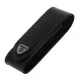 Victorinox leather belt pouch crafted in black premium leather and designed to securely carry Swiss Army Knives and multi-tools up to 120mm in length. Featuring durable stitching, a protective flap closure, and a convenient belt loop attachment, this comp