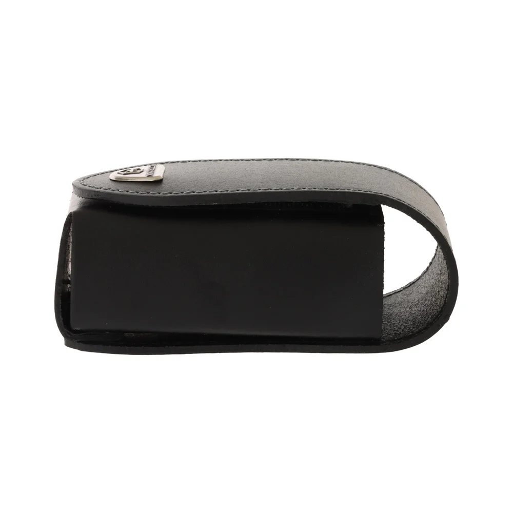 Victorinox leather belt pouch crafted from premium black leather and designed to securely carry Swiss Army Knives and multi-tools up to 94mm in length. Featuring durable construction, reinforced stitching, a protective flap closure, and an integrated belt