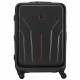 Amplix 2-Piece Luggage Set – Carry-On & Medium Black Amplix 2-piece black hardshell luggage set featuring a carry-on and medium spinner suitcase with front-opening compartments, telescopic handles, 360-degree spinner wheels, and durable hard-shell construction.