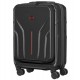 Amplix 2-Piece Luggage Set – Carry-On & Medium Black Amplix 2-piece black hardshell luggage set featuring a carry-on and medium spinner suitcase with front-opening compartments, telescopic handles, 360-degree spinner wheels, and durable hard-shell construction.