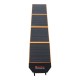 Wildtrak 240W folding solar blanket with ETFE coating, solar controller, connection cables and carry bag designed for camping, caravanning, portable power and off-grid solar charging systems