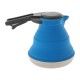 Wildtrak Expanda 1.5L collapsible kettle with foldable silicone body and compact portable design for camping, caravanning, hiking and space-saving outdoor cooking use