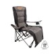 Wildtrak Hamelin Recliner Folding Camping Chair Wildtrak Hamelin recliner folding camping chair with padded reclining seat, cup holder and foldable steel frame designed for camping, outdoor relaxation and caravanning comfort