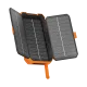 Xtorm rugged solar power bank with 10,000mAh battery capacity, 20W fast charging and fold-out solar panels designed for camping, hiking, travel, emergency preparedness and off-grid device charging.