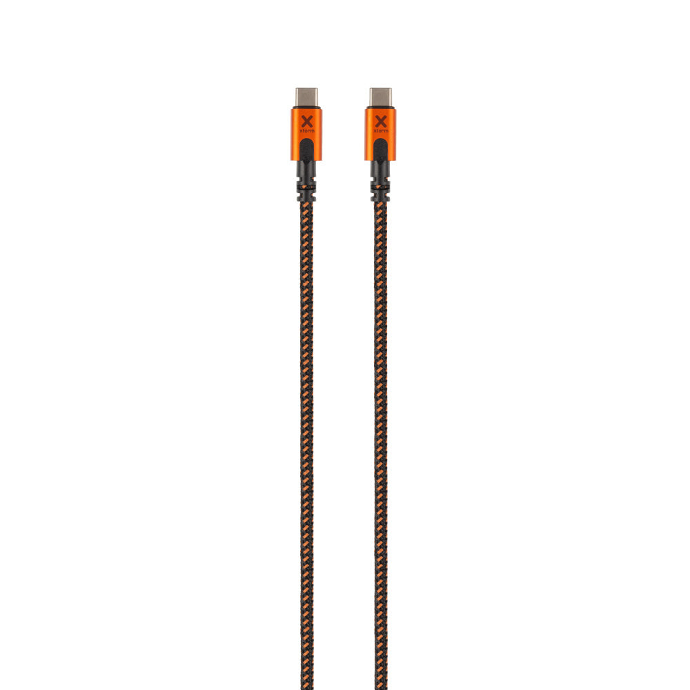 Xtorm Xtreme USB-C Power Delivery cable 1.5m with braided reinforced construction, durable USB-C connectors and lifetime warranty for fast charging, high-speed data transfer and reliable everyday use with USB-C devices